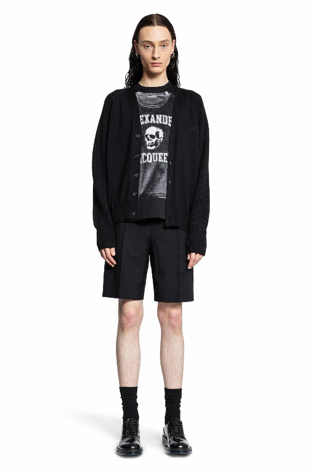 Antonioli ALEXANDER MCQUEEN MAN BLACK KNITWEAR Sconto