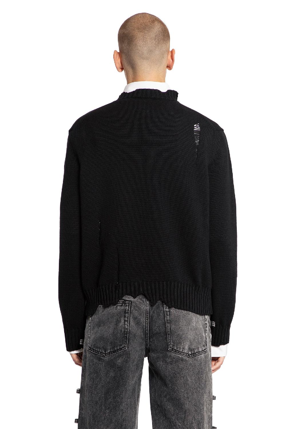 Antonioli ALEXANDER MCQUEEN MAN BLACK KNITWEAR In Vendita