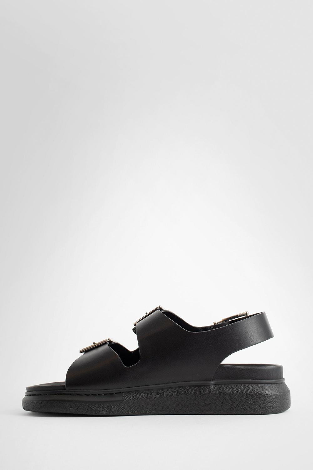 Antonioli ALEXANDER MCQUEEN MAN BLACK SANDALS & SLIDES Hotsell