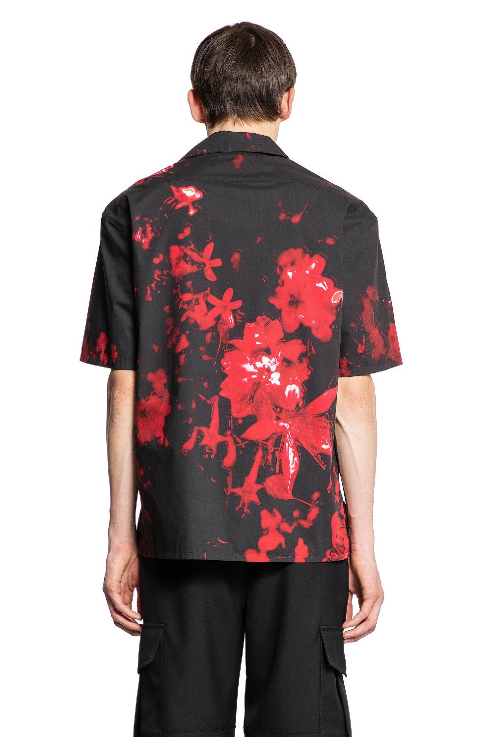 Antonioli ALEXANDER MCQUEEN MAN BLACK SHIRTS Vendita Calda