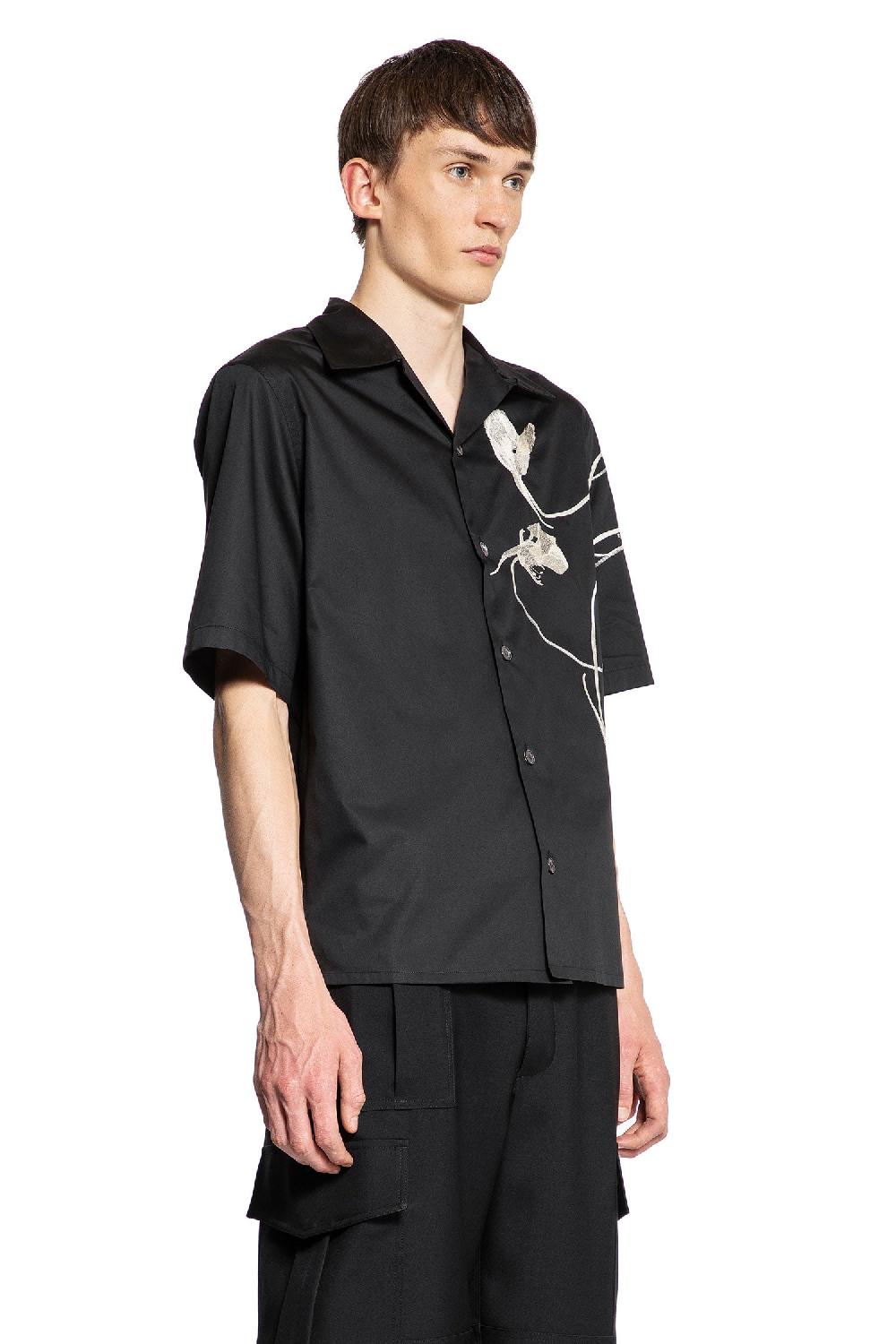 Antonioli ALEXANDER MCQUEEN MAN BLACK SHIRTS Vendita Economica