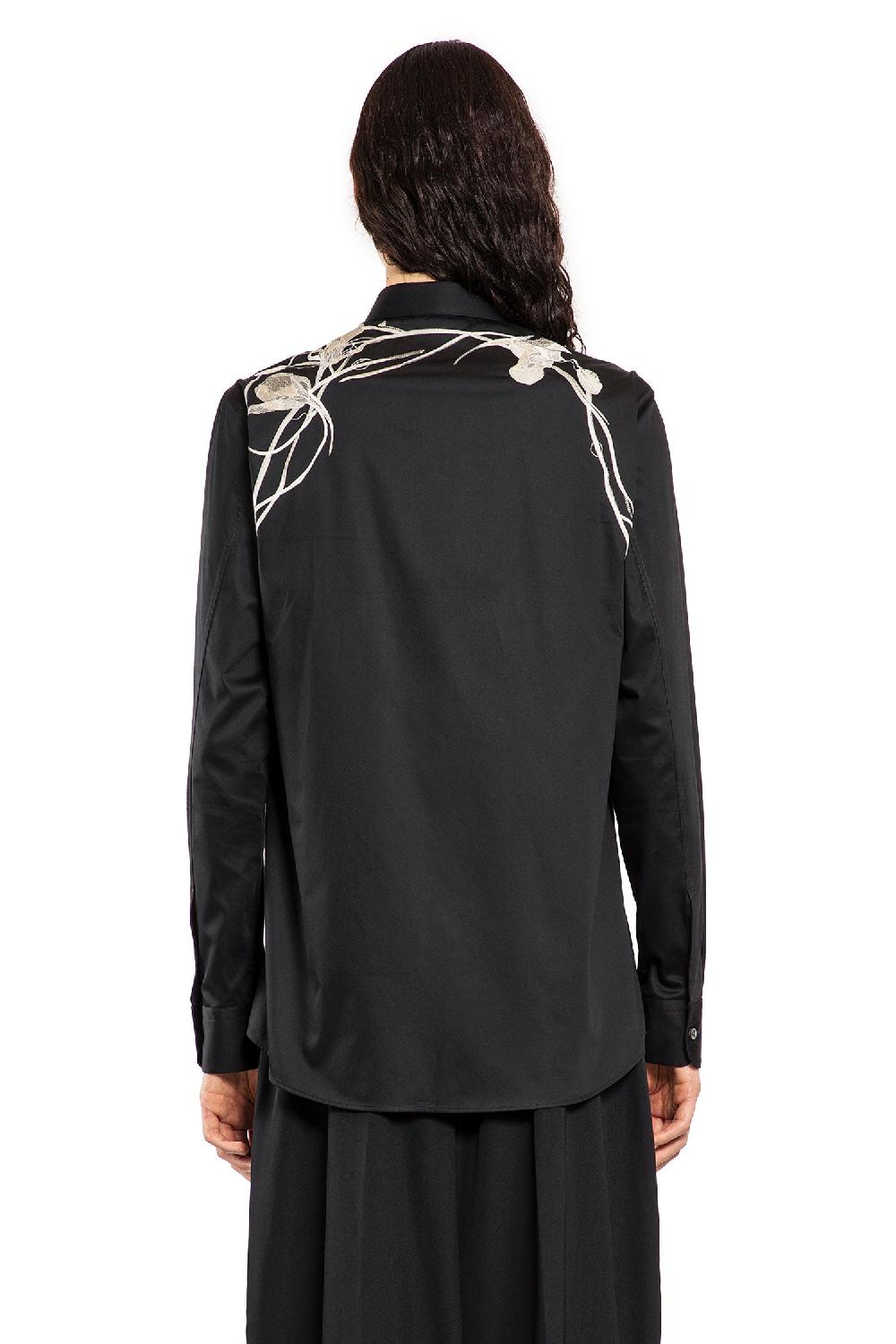 Antonioli ALEXANDER MCQUEEN MAN BLACK SHIRTS Saldi Di Fabbrica