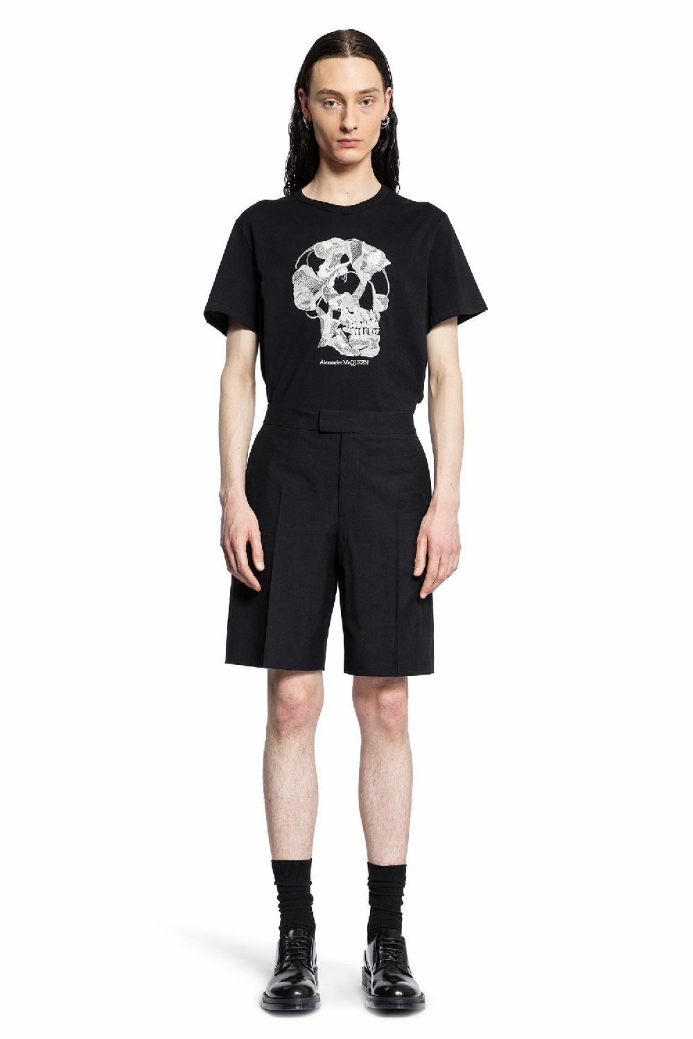 Antonioli ALEXANDER MCQUEEN MAN BLACK SHORTS & SKIRTS Vendite Flash