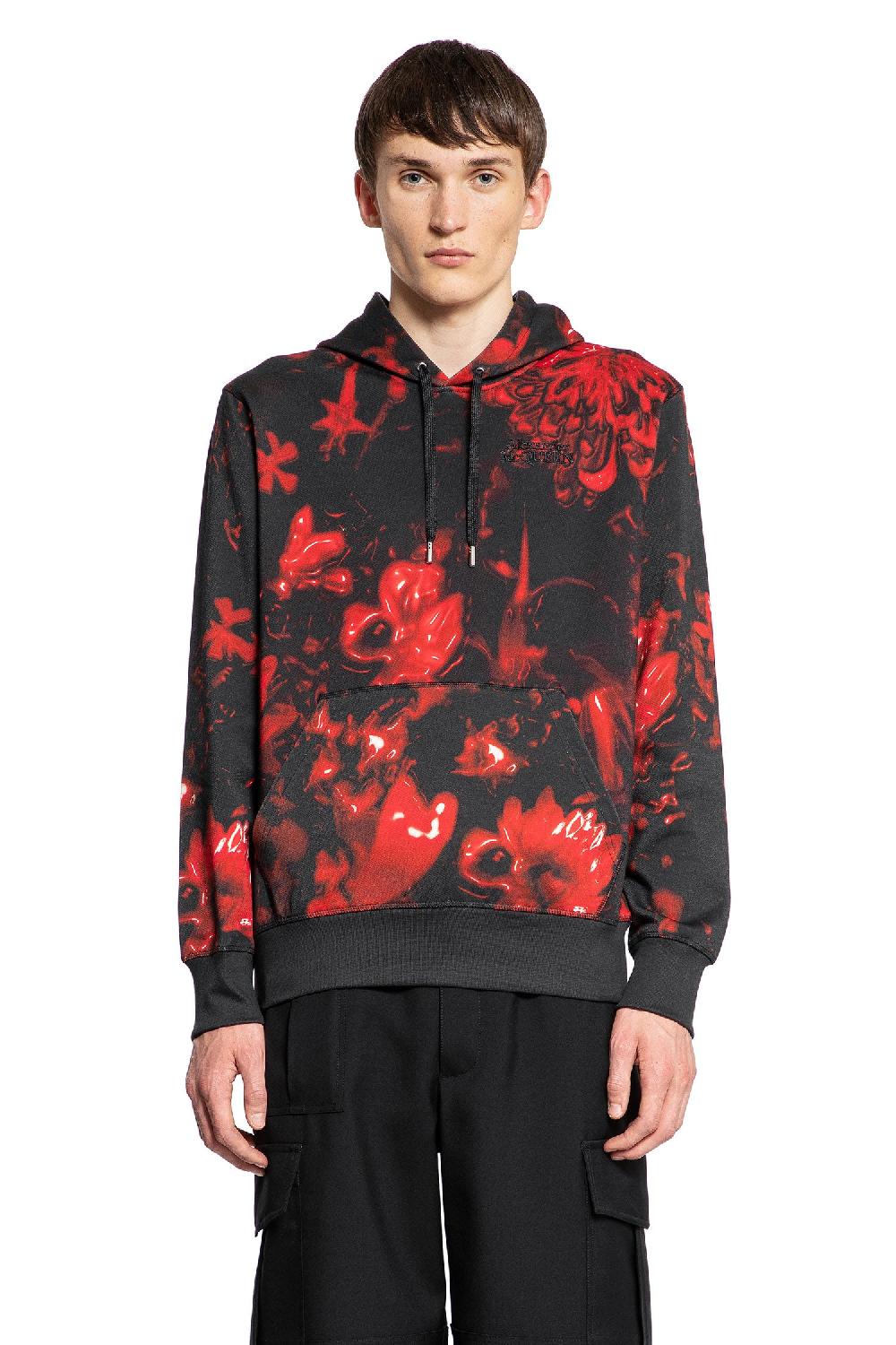 Antonioli ALEXANDER MCQUEEN MAN BLACK SWEATSHIRTS Moda