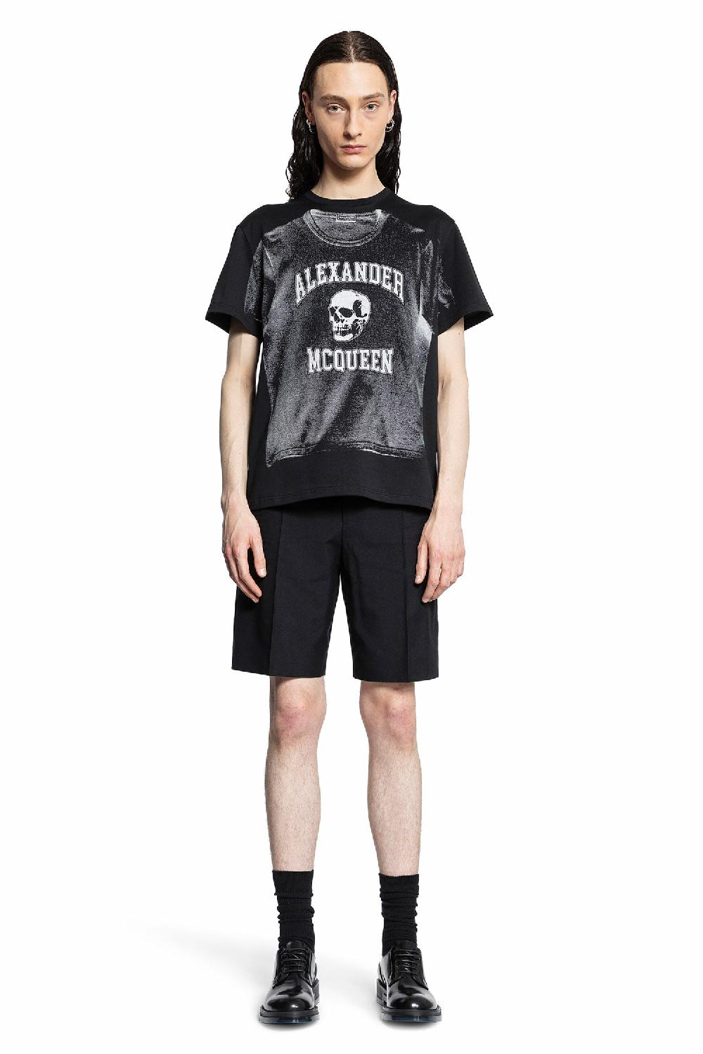 Antonioli ALEXANDER MCQUEEN MAN BLACK T-SHIRTS & TANK TOPS Nuovo