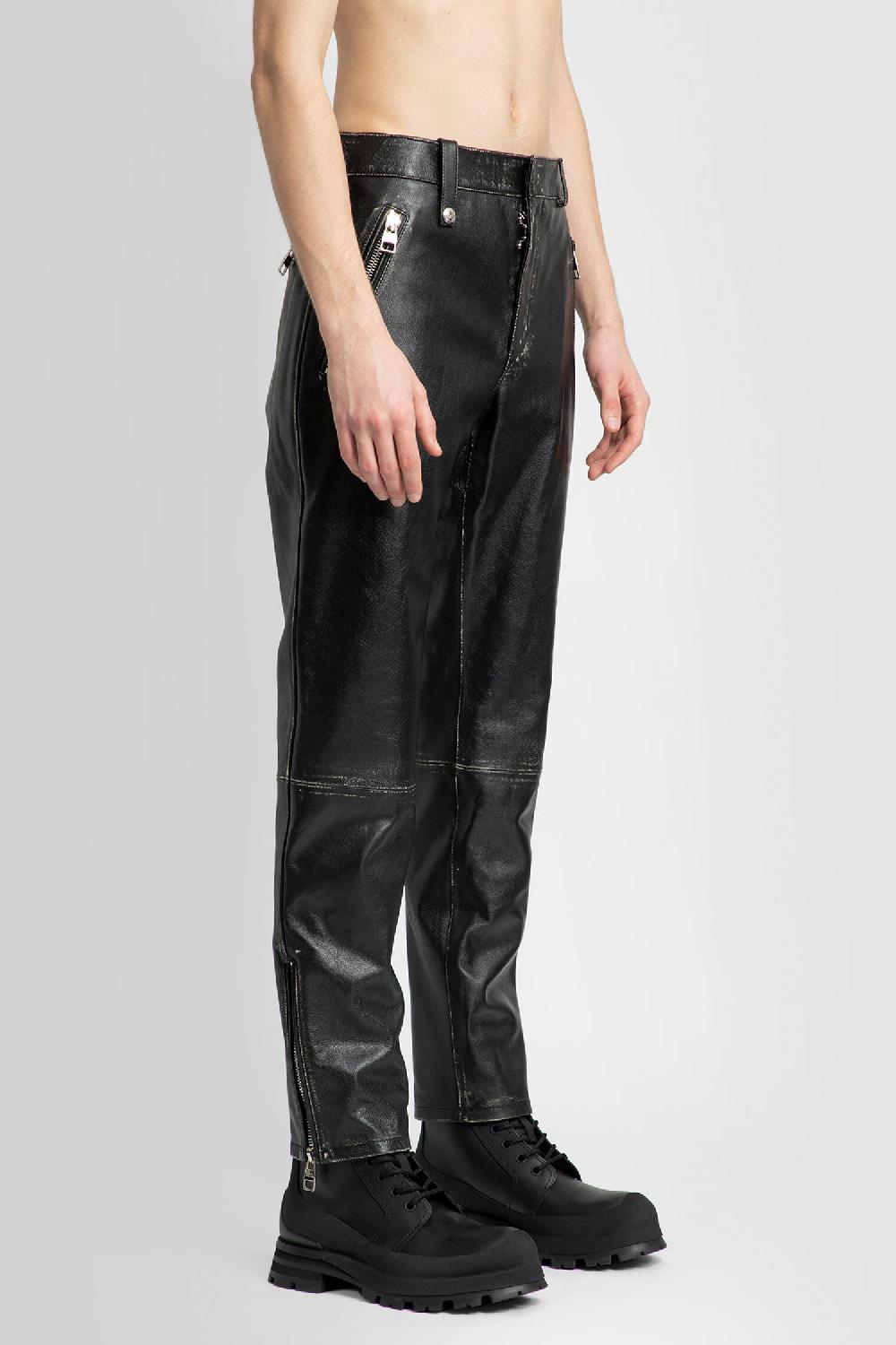 Antonioli ALEXANDER MCQUEEN MAN BLACK TROUSERS Promozione