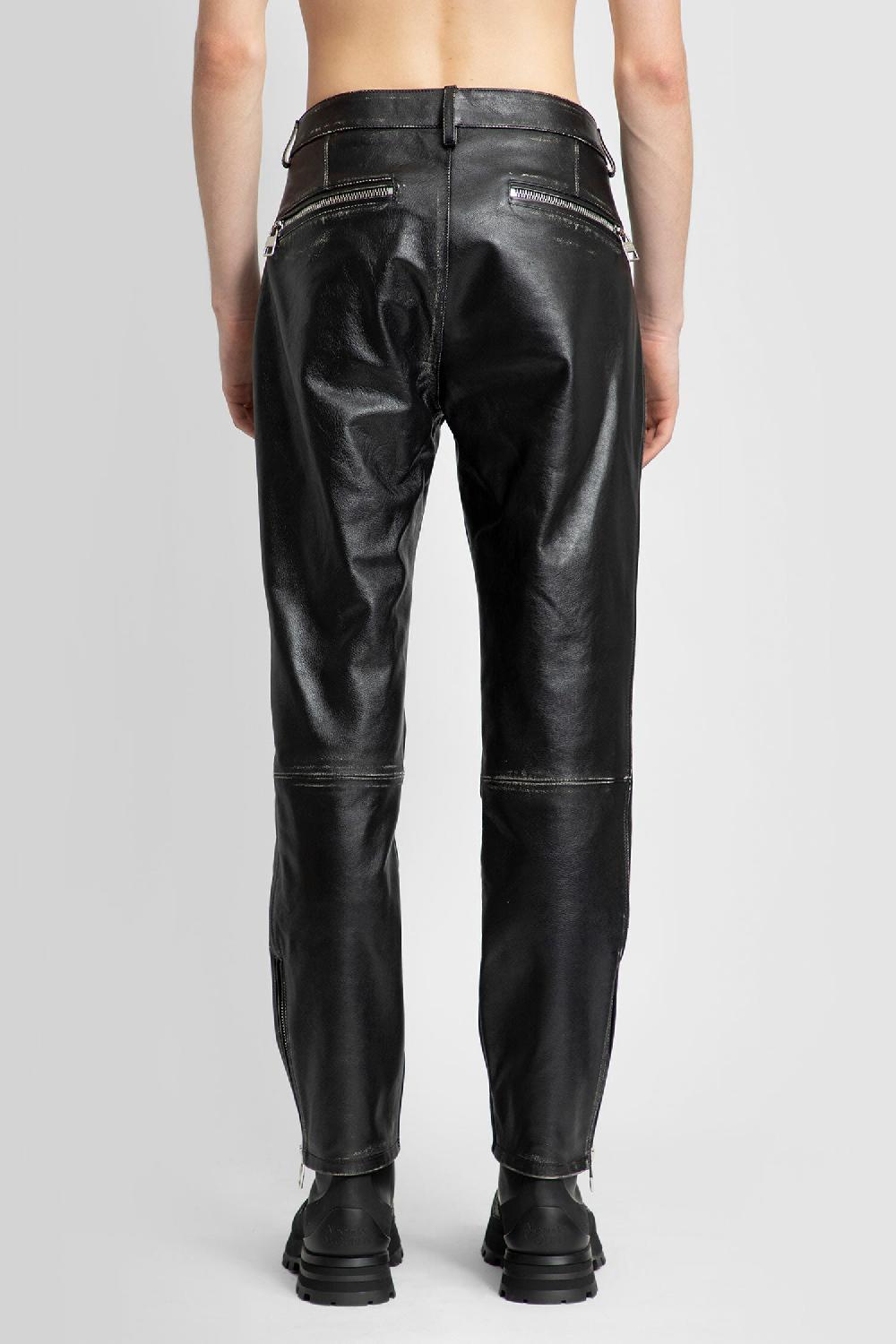 Antonioli ALEXANDER MCQUEEN MAN BLACK TROUSERS Promozione