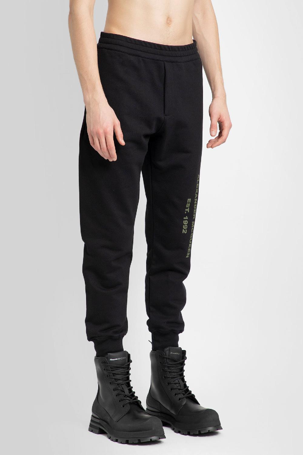 Antonioli ALEXANDER MCQUEEN MAN BLACK TROUSERS Spedizione Gratuita