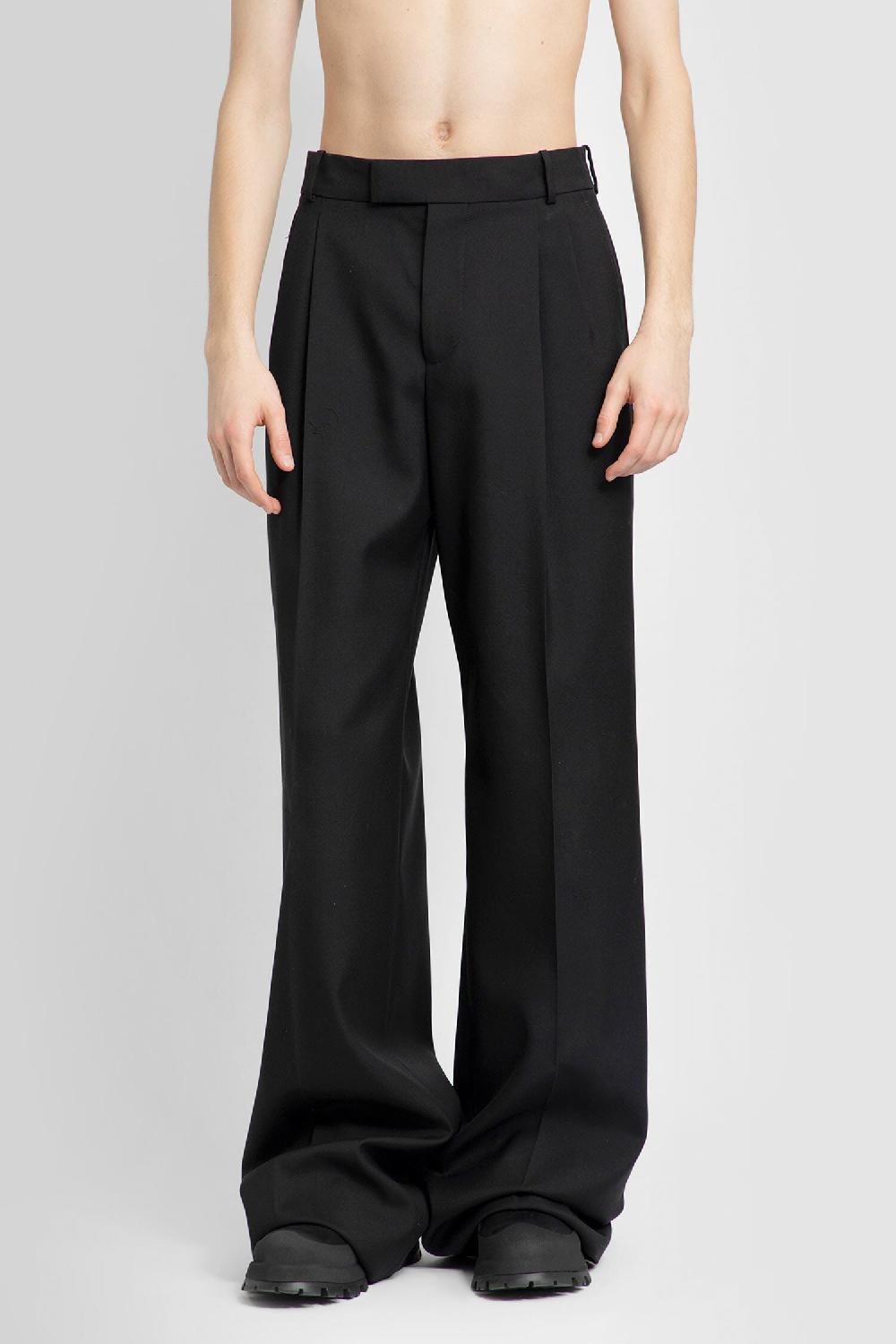 Antonioli ALEXANDER MCQUEEN MAN BLACK TROUSERS Pezzi Unici