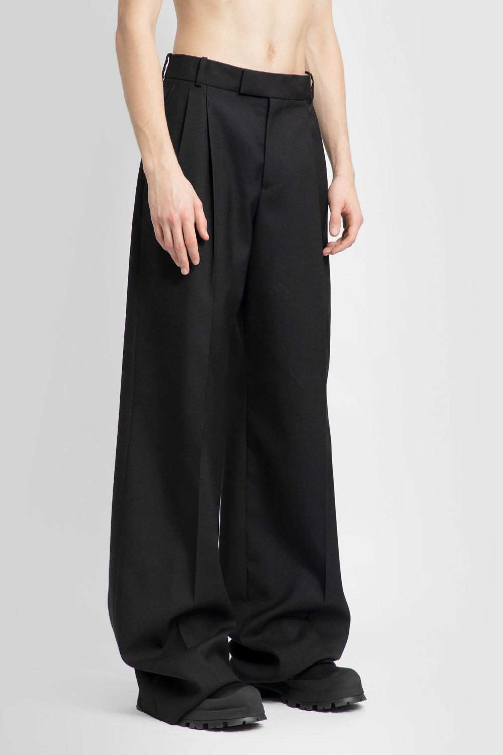 Antonioli ALEXANDER MCQUEEN MAN BLACK TROUSERS Pezzi Unici