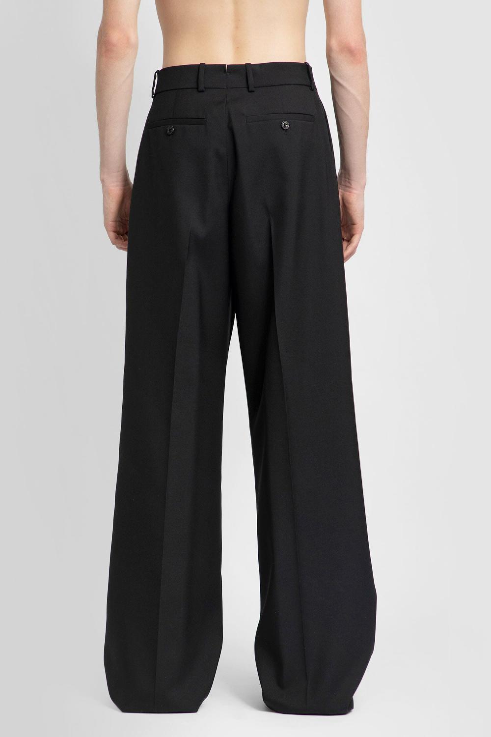 Antonioli ALEXANDER MCQUEEN MAN BLACK TROUSERS Pezzi Unici