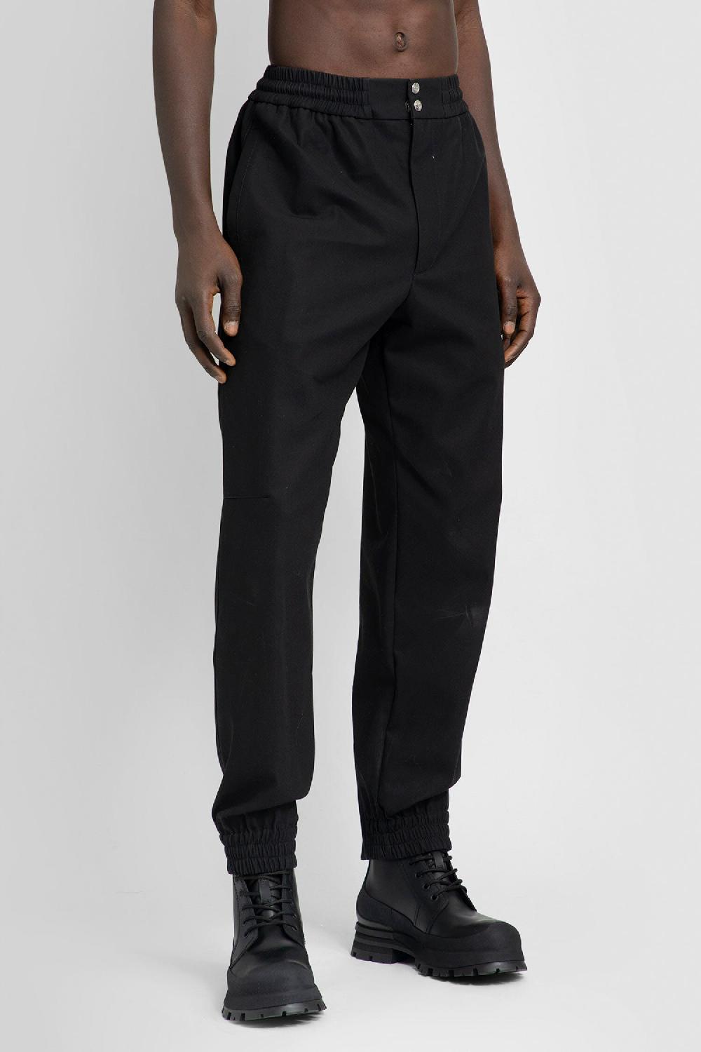 Antonioli ALEXANDER MCQUEEN MAN BLACK TROUSERS Soddisfazione Garantita