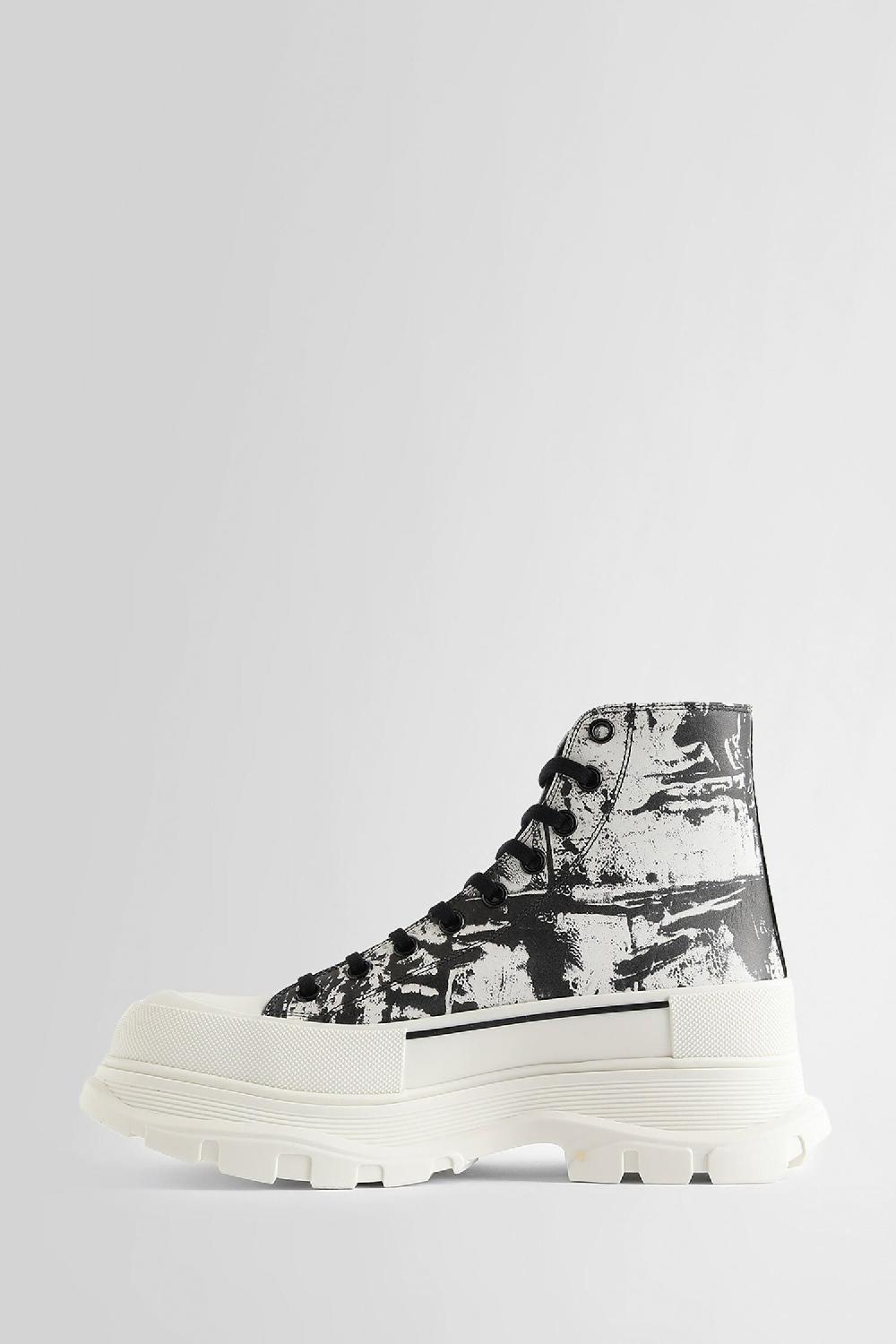 Antonioli ALEXANDER MCQUEEN MAN BLACK&WHITE BOOTS Affare Del Giorno