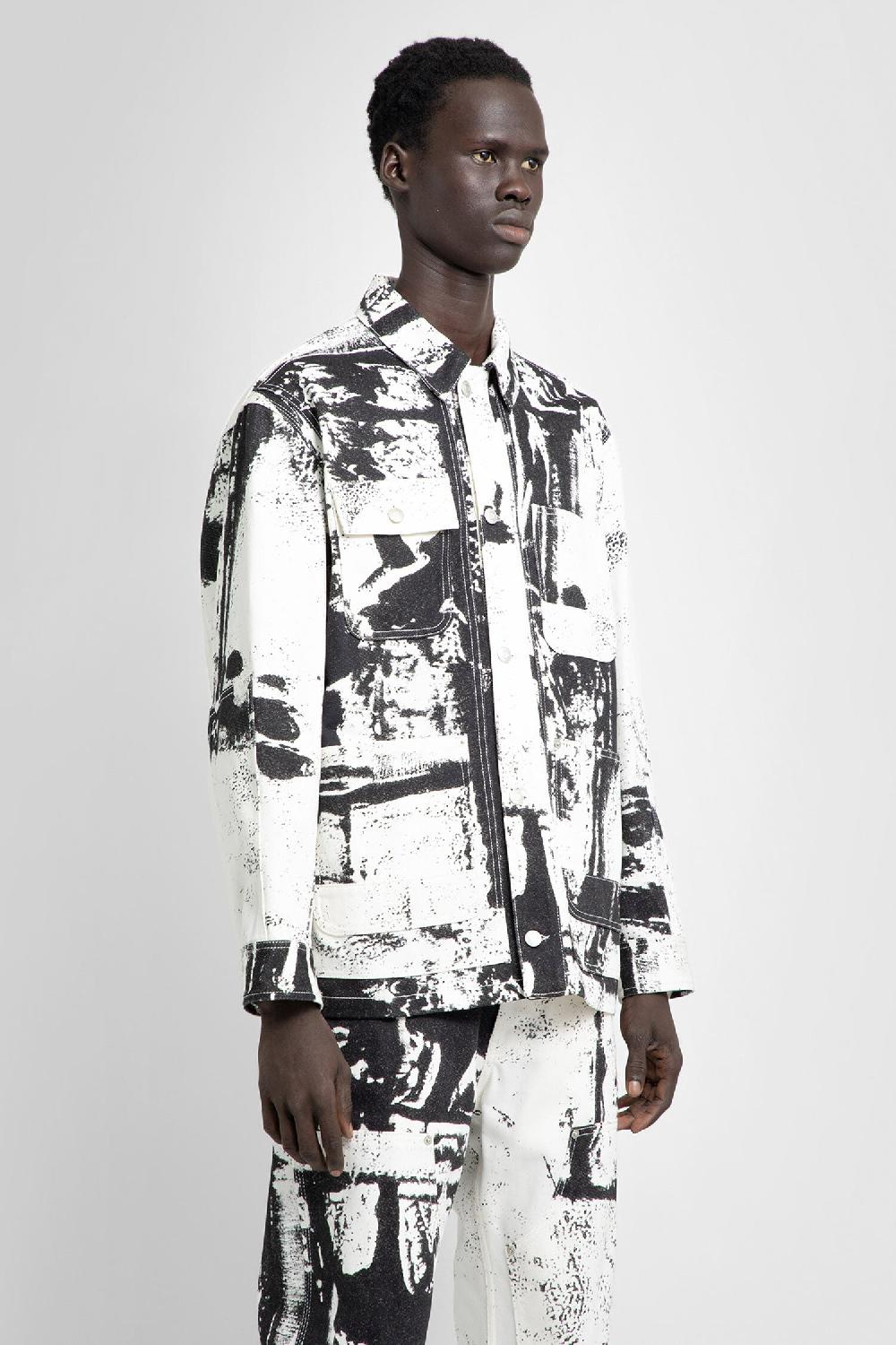Antonioli ALEXANDER MCQUEEN MAN BLACK&WHITE JACKETS Prezzo Ridotto