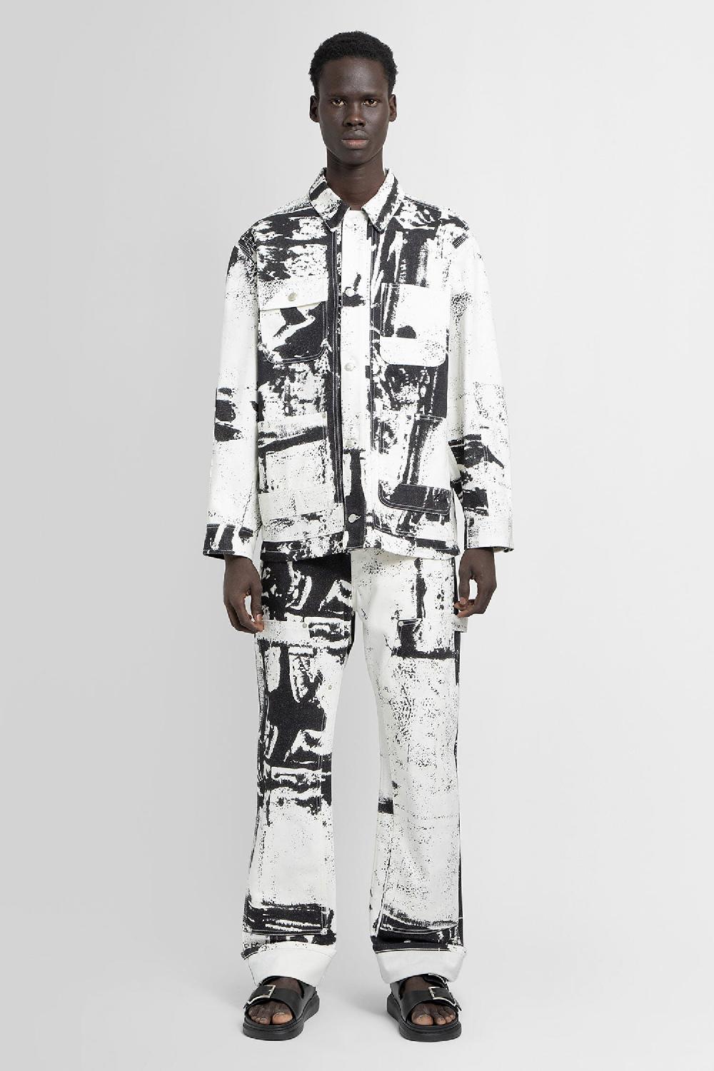 Antonioli ALEXANDER MCQUEEN MAN BLACK&WHITE JACKETS Prezzo Ridotto