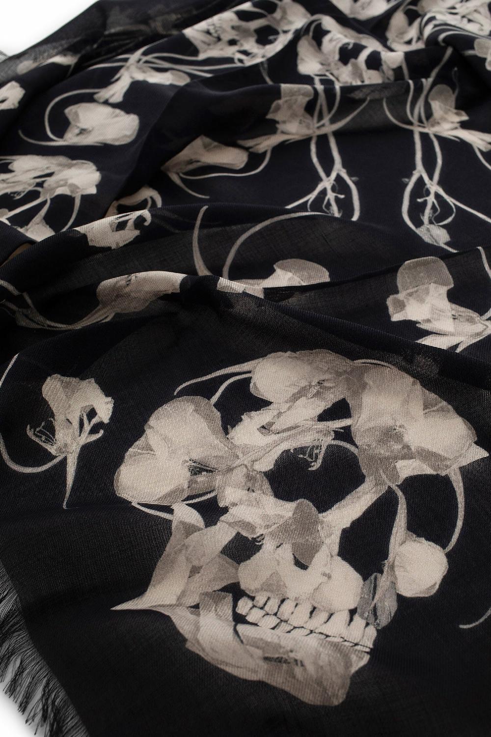 Antonioli ALEXANDER MCQUEEN MAN BLACK&WHITE SCARVES Presa