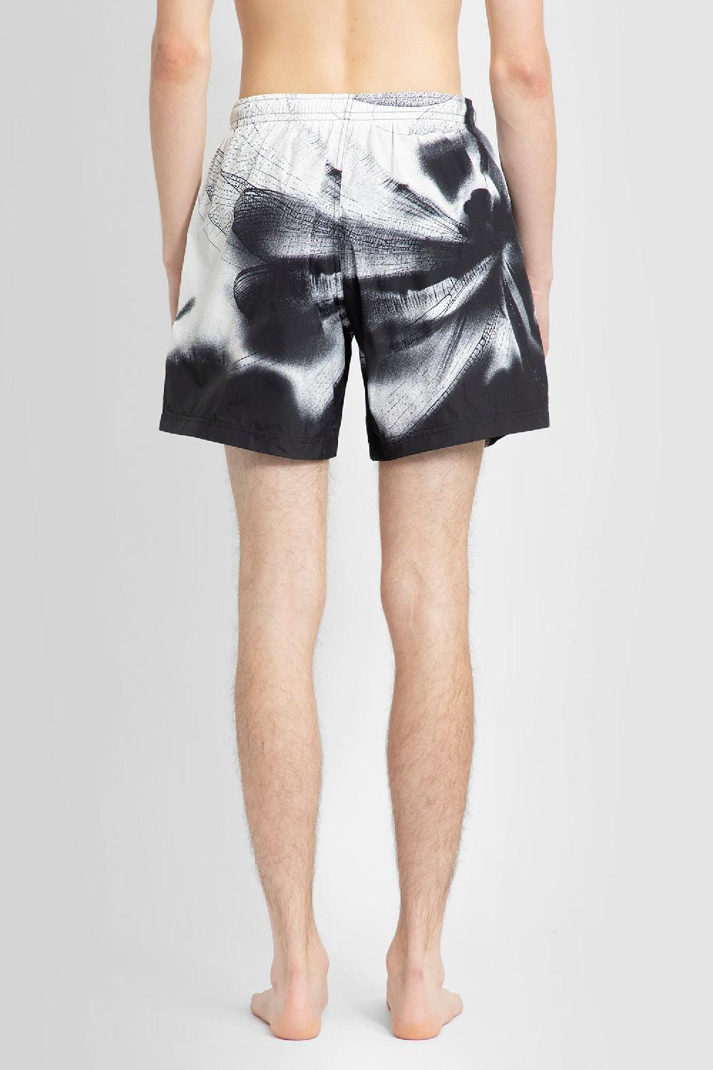 Antonioli ALEXANDER MCQUEEN MAN BLACK&WHITE SWIMWEAR Economico