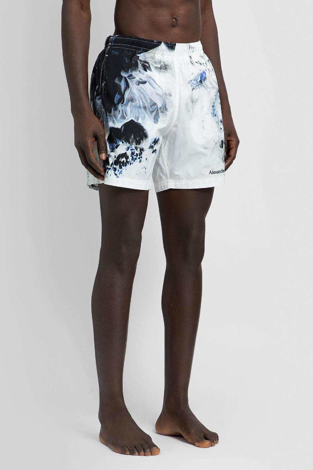 Antonioli ALEXANDER MCQUEEN MAN BLACK&WHITE SWIMWEAR Outlet