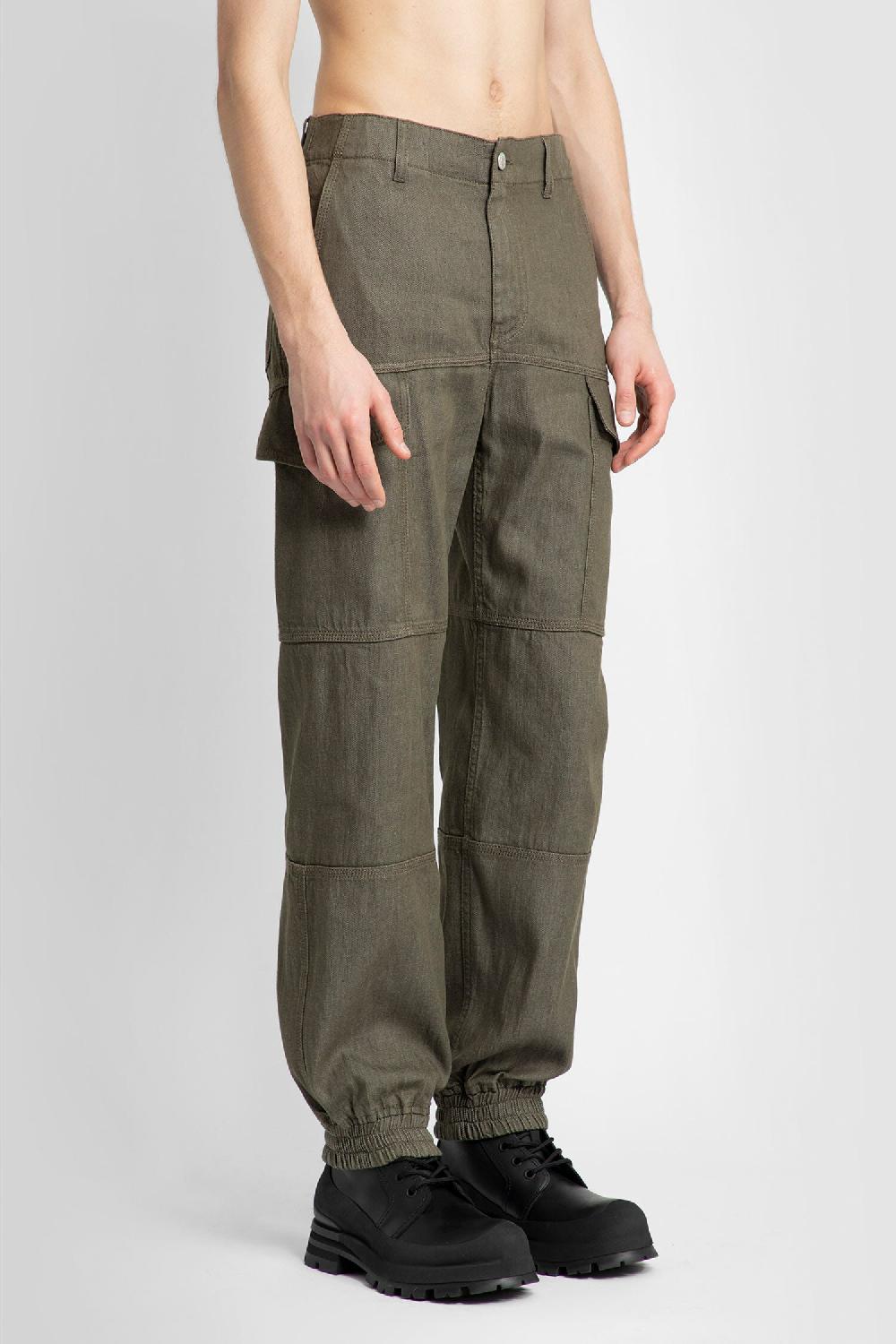 Antonioli ALEXANDER MCQUEEN MAN GREEN JEANS In Vendita