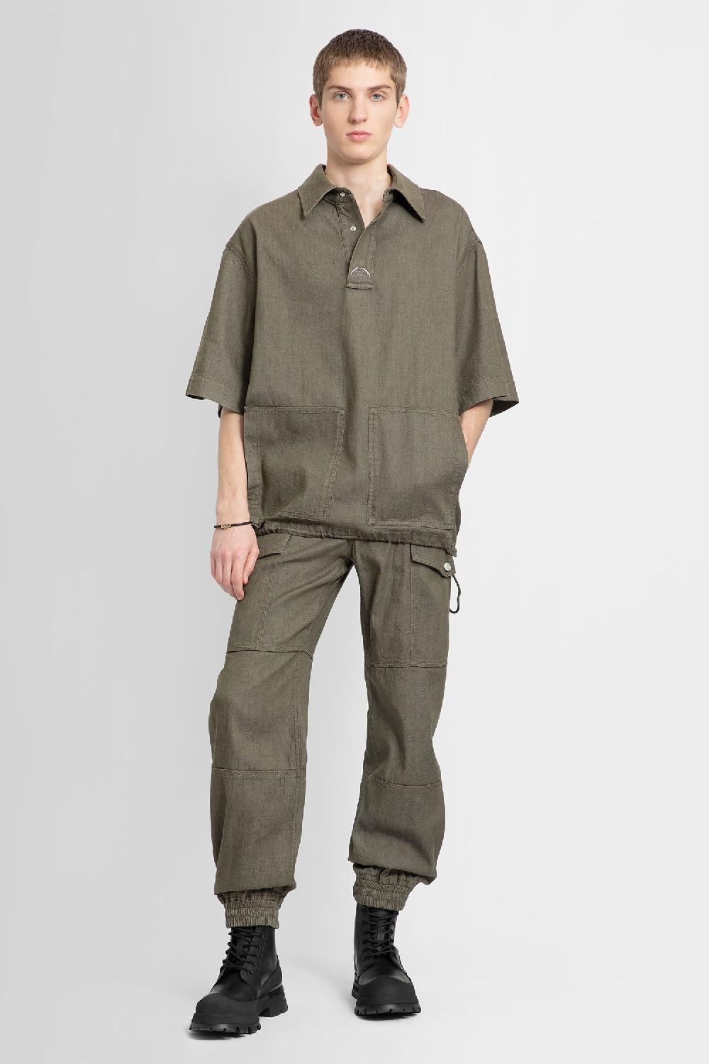 Antonioli ALEXANDER MCQUEEN MAN GREEN JEANS In Vendita