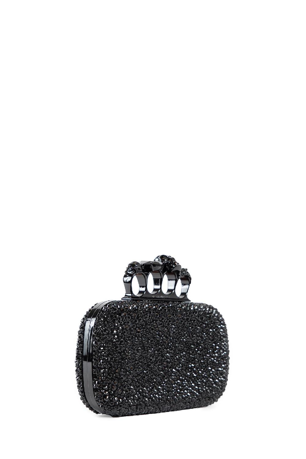 Antonioli ALEXANDER MCQUEEN WOMAN BLACK CLUTCHES & POUCHES Sottocosto