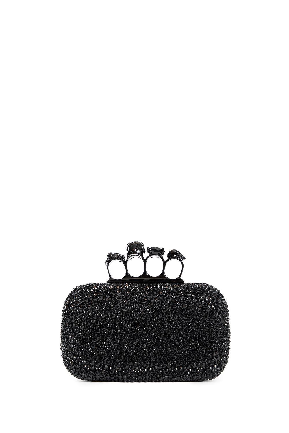 Antonioli ALEXANDER MCQUEEN WOMAN BLACK CLUTCHES & POUCHES Sottocosto