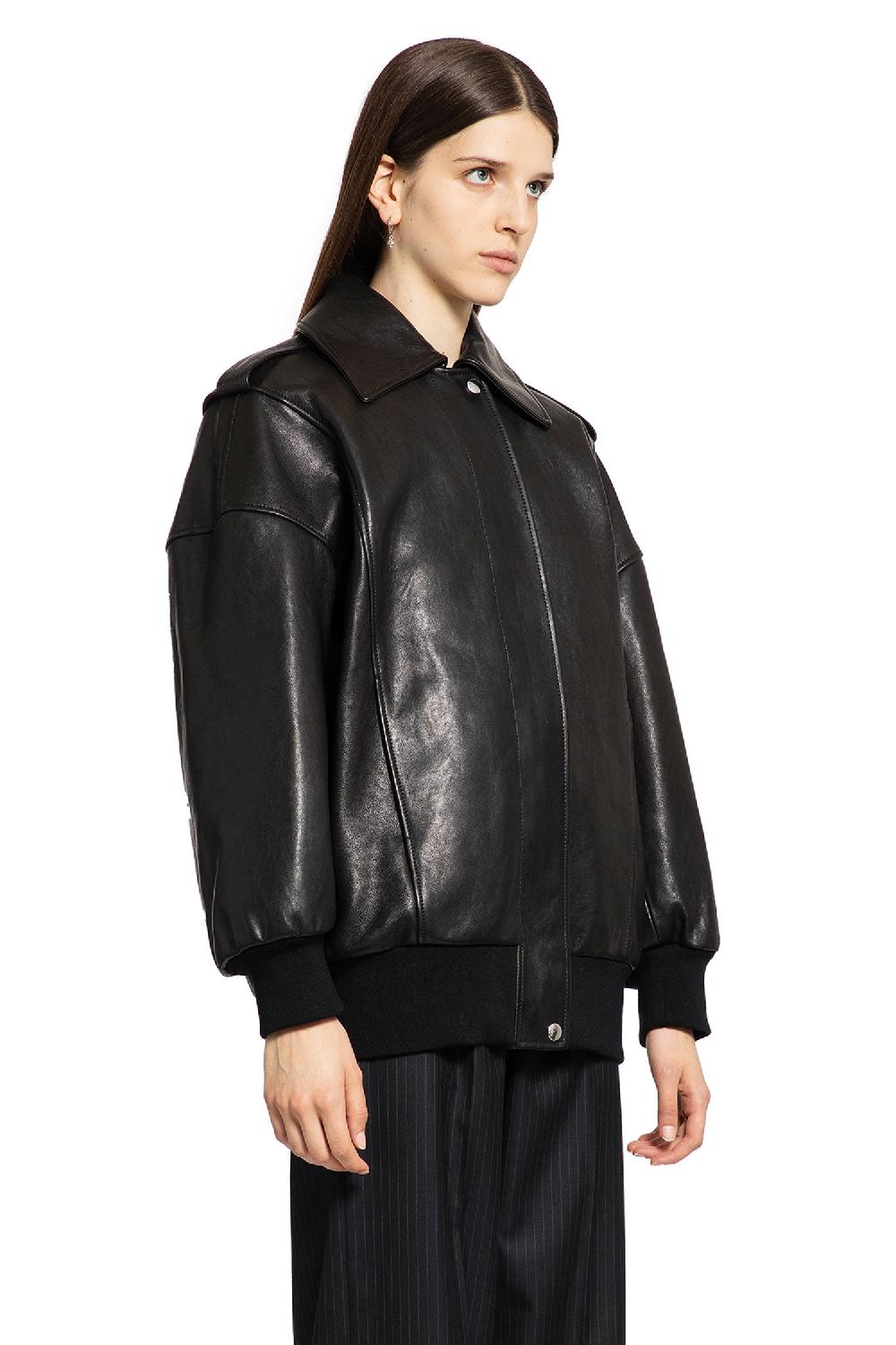 Antonioli ALEXANDER MCQUEEN WOMAN BLACK JACKETS Economico
