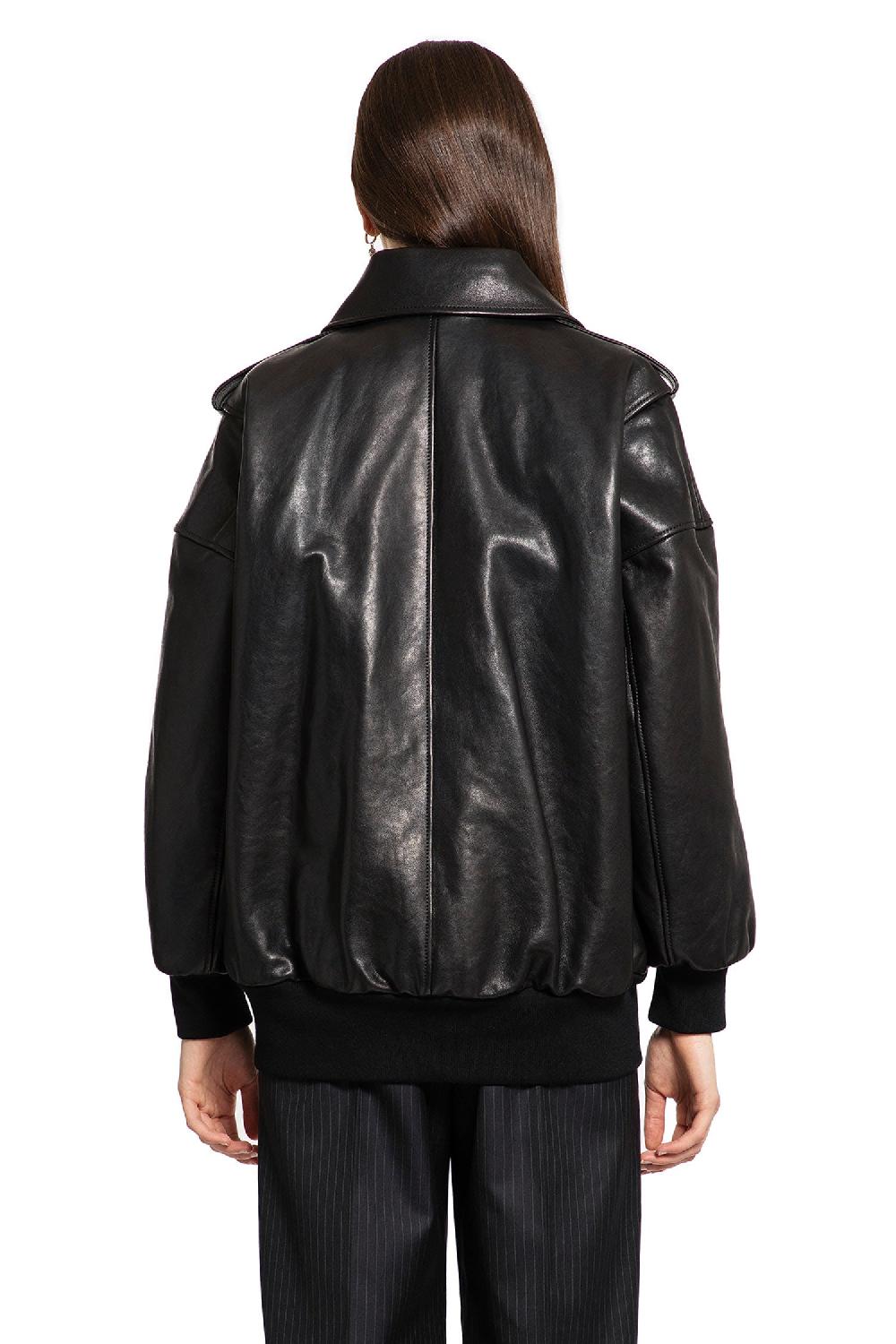 Antonioli ALEXANDER MCQUEEN WOMAN BLACK JACKETS Economico