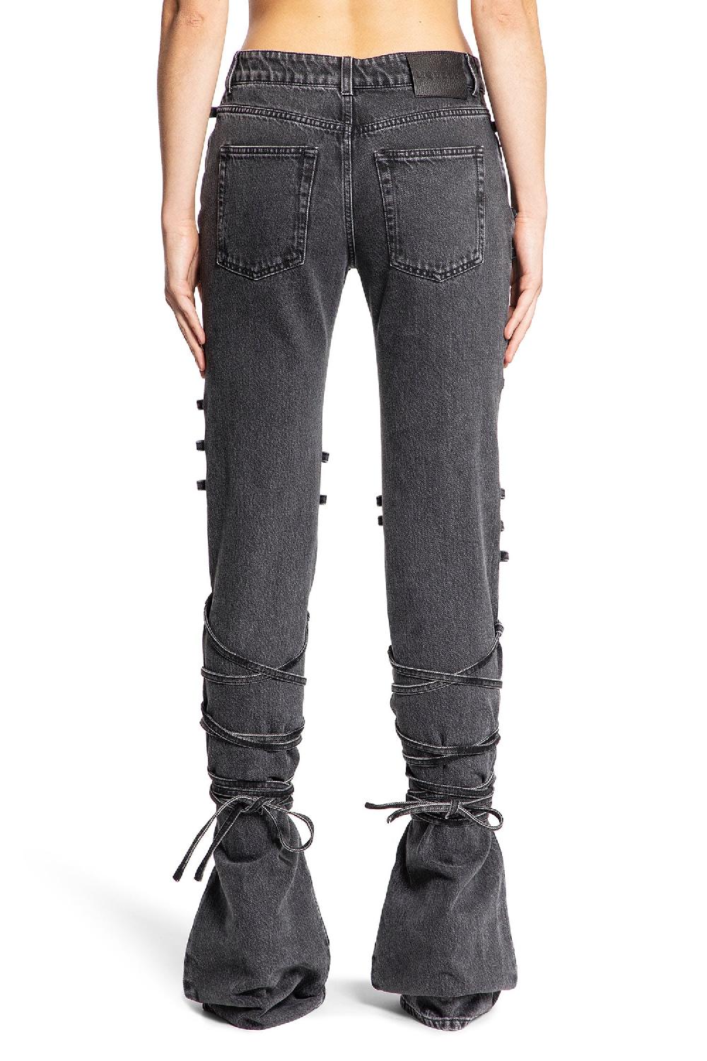 Antonioli ALEXANDER MCQUEEN WOMAN BLACK JEANS Online