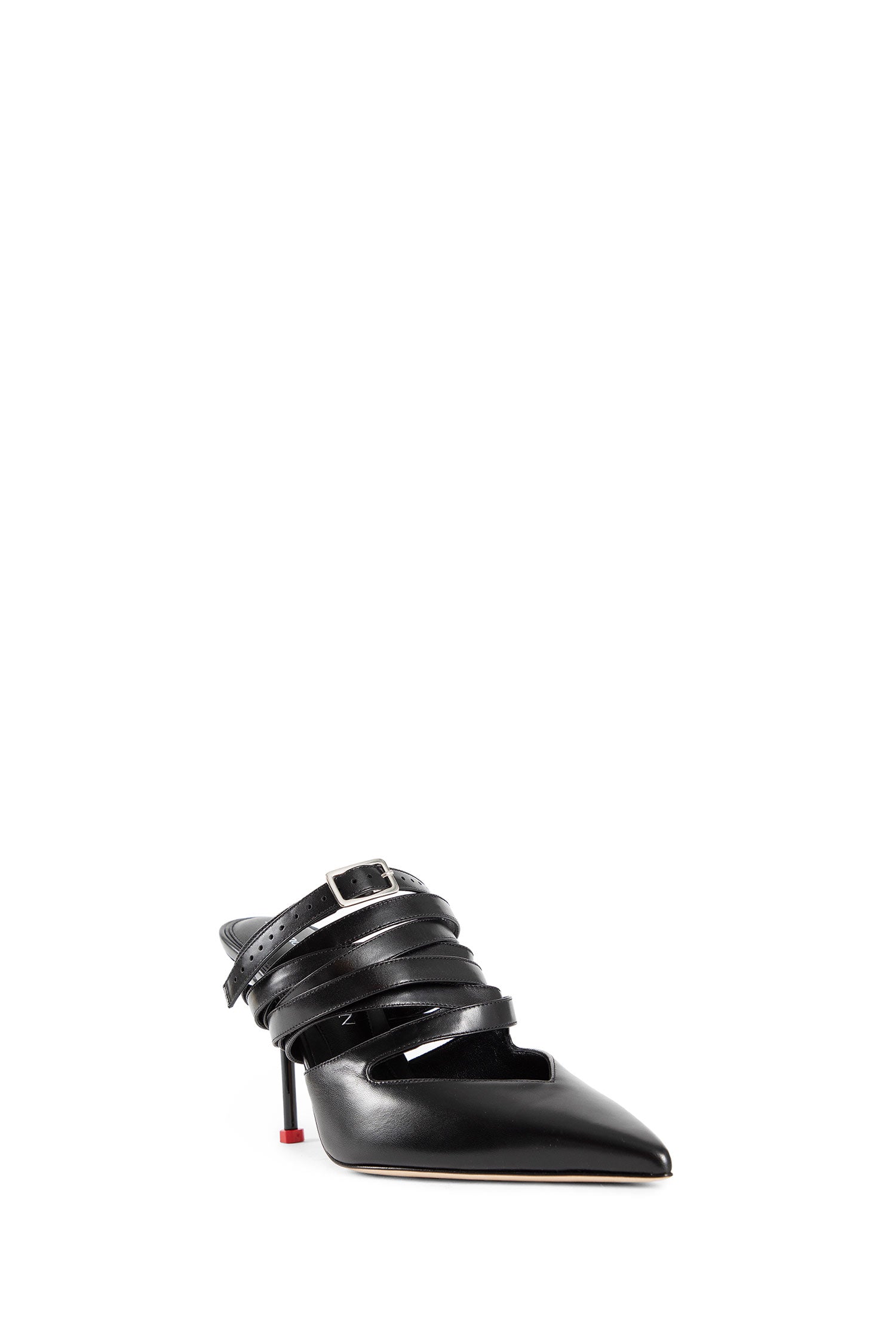 Antonioli ALEXANDER MCQUEEN WOMAN BLACK MULES Vendita Calda
