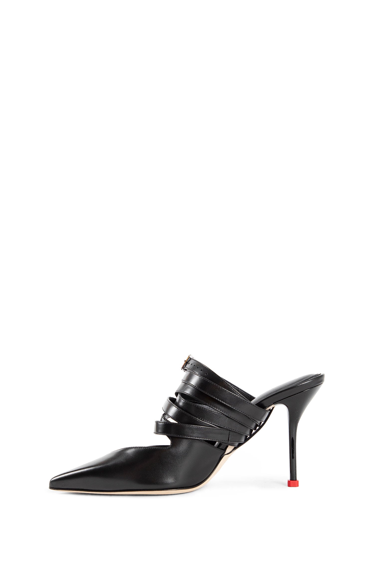Antonioli ALEXANDER MCQUEEN WOMAN BLACK MULES Vendita Calda