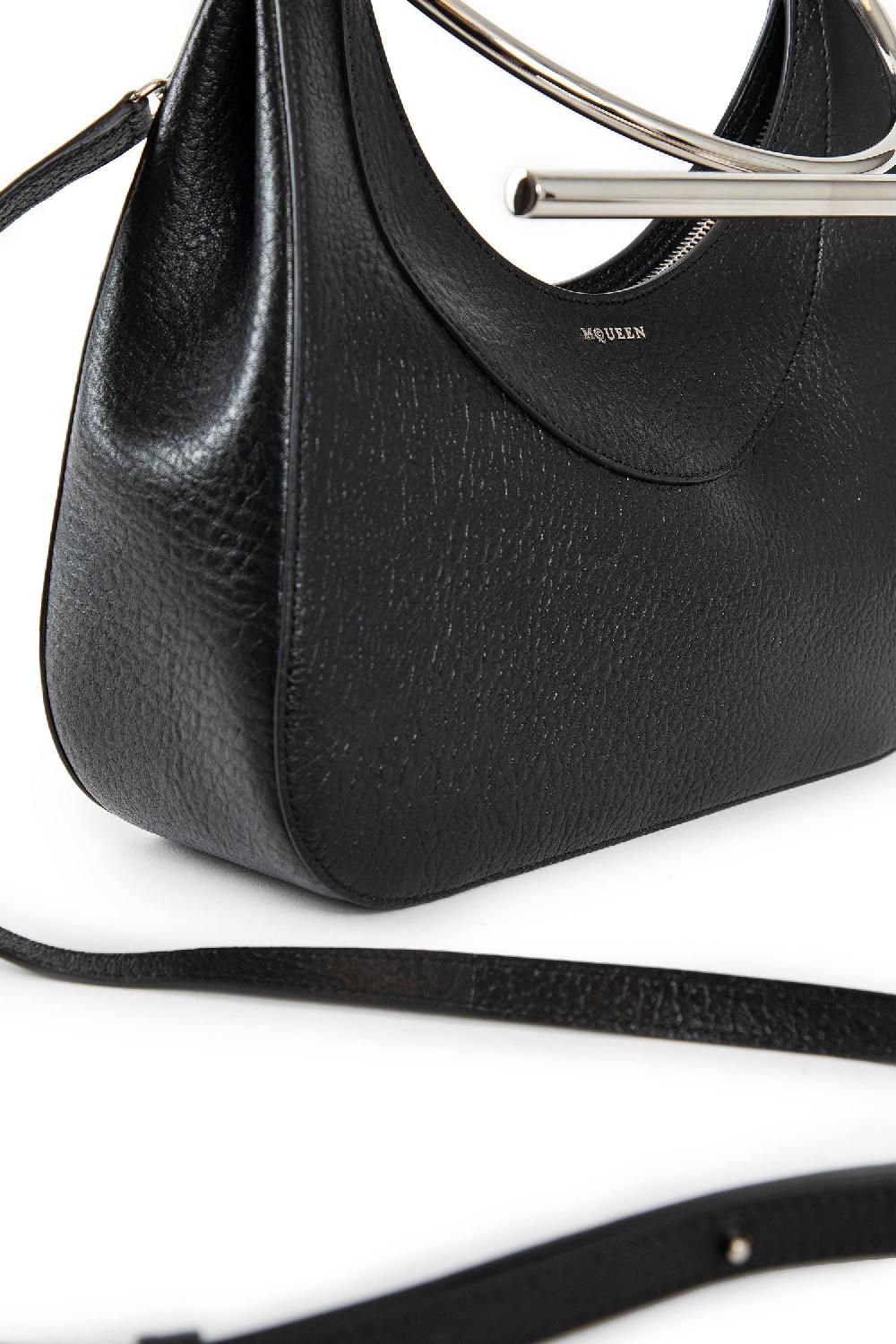 Antonioli ALEXANDER MCQUEEN WOMAN BLACK TOP HANDLE BAGS Italia