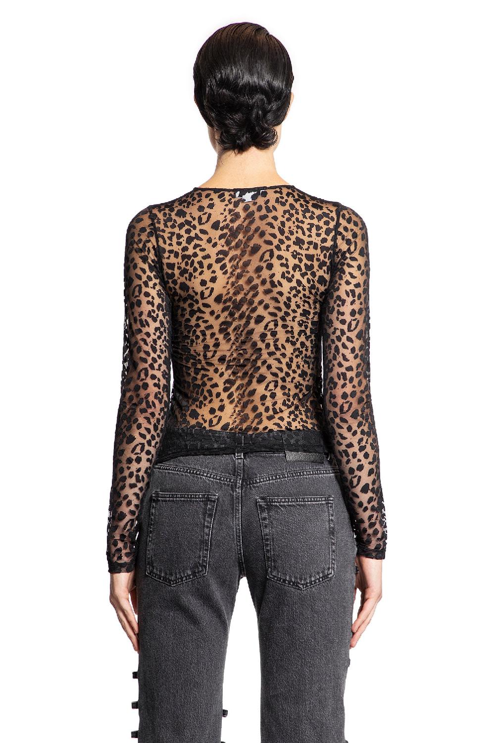 Antonioli ALEXANDER MCQUEEN WOMAN BLACK TOPS In Linea