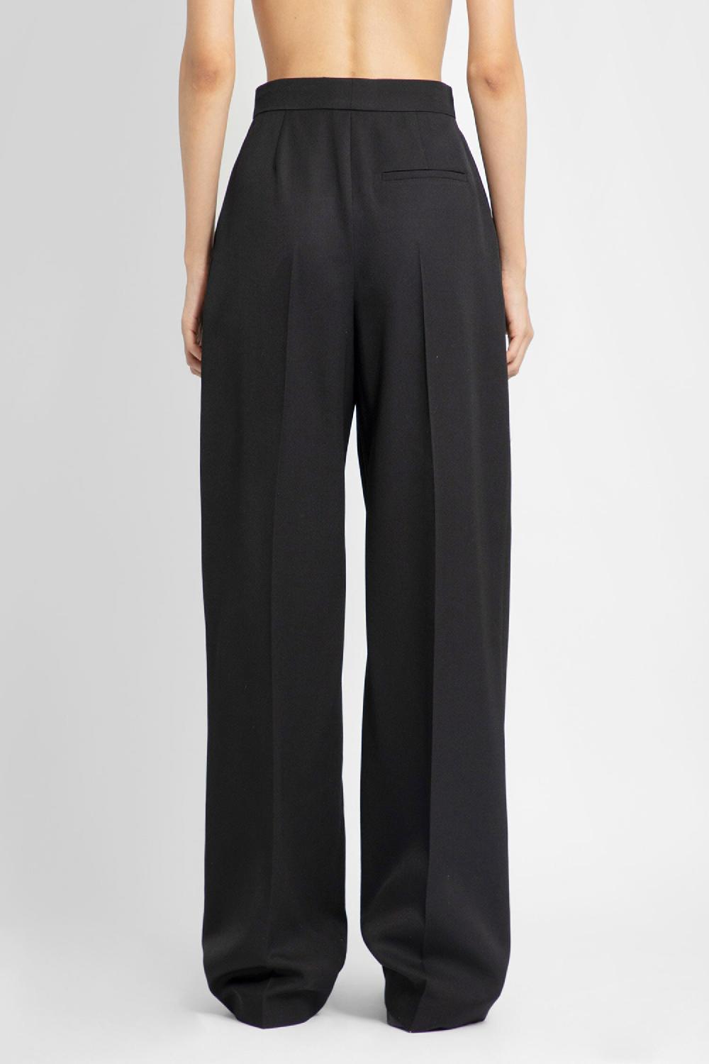 Antonioli ALEXANDER MCQUEEN WOMAN BLACK TROUSERS Nuovo