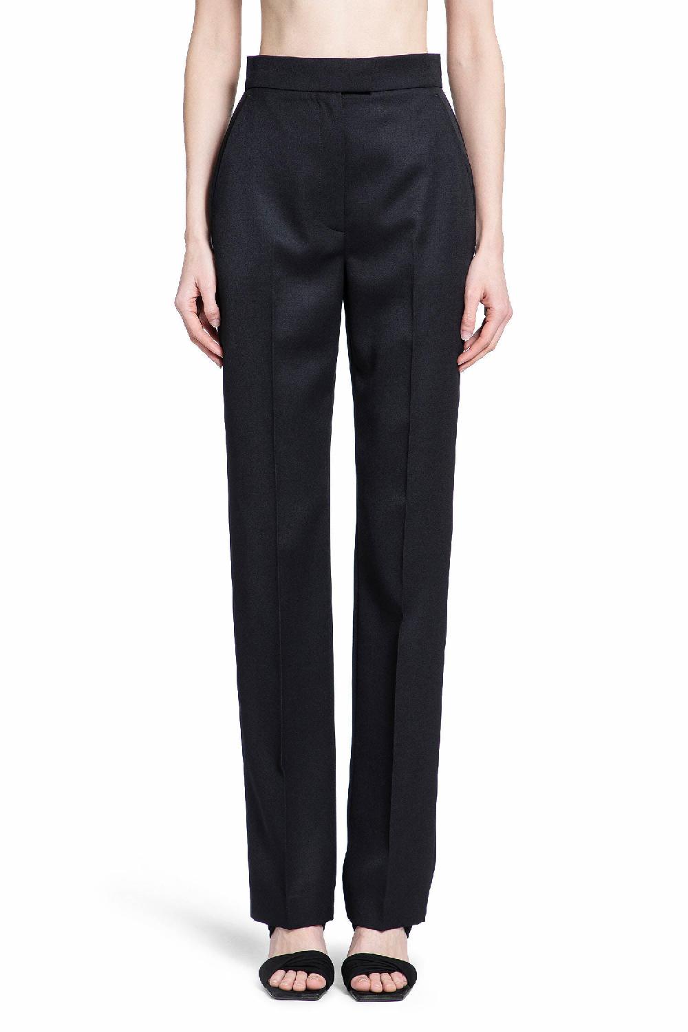 Antonioli ALEXANDER MCQUEEN WOMAN BLACK TROUSERS Qualità