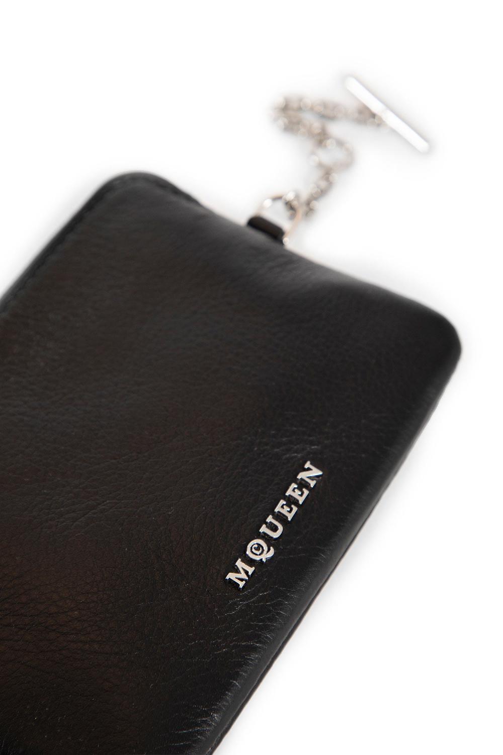 Antonioli ALEXANDER MCQUEEN WOMAN BLACK WALLETS & CARDHOLDERS Promozione