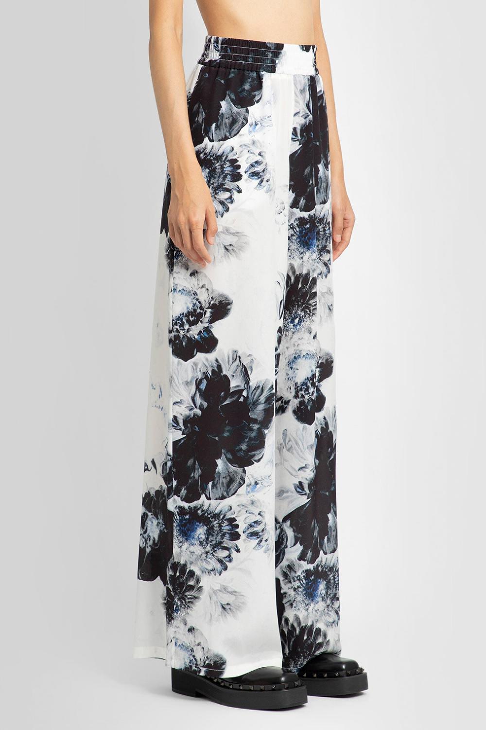 Antonioli ALEXANDER MCQUEEN WOMAN BLACK&WHITE TROUSERS Negozi Online