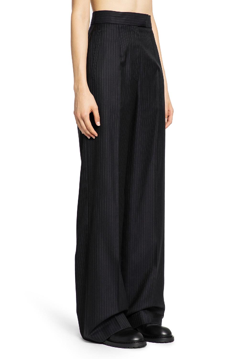 Antonioli ALEXANDER MCQUEEN WOMAN BLUE TROUSERS Economico