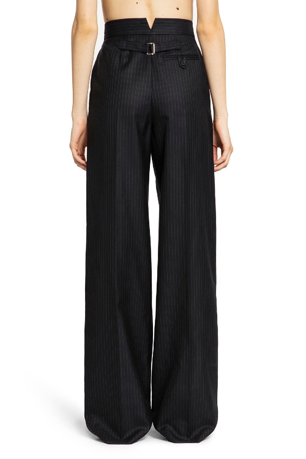 Antonioli ALEXANDER MCQUEEN WOMAN BLUE TROUSERS Economico