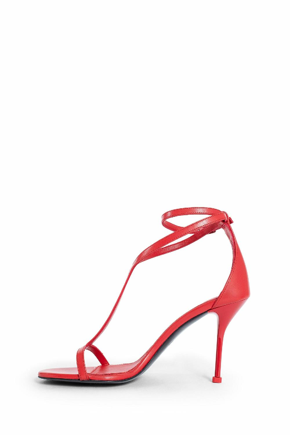 Antonioli ALEXANDER MCQUEEN WOMAN RED SANDALS & SLIDES Sconto