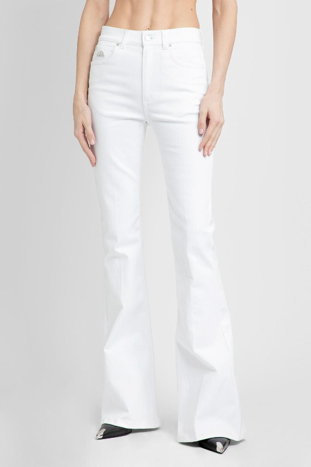 Antonioli ALEXANDER MCQUEEN WOMAN WHITE JEANS In Vendita