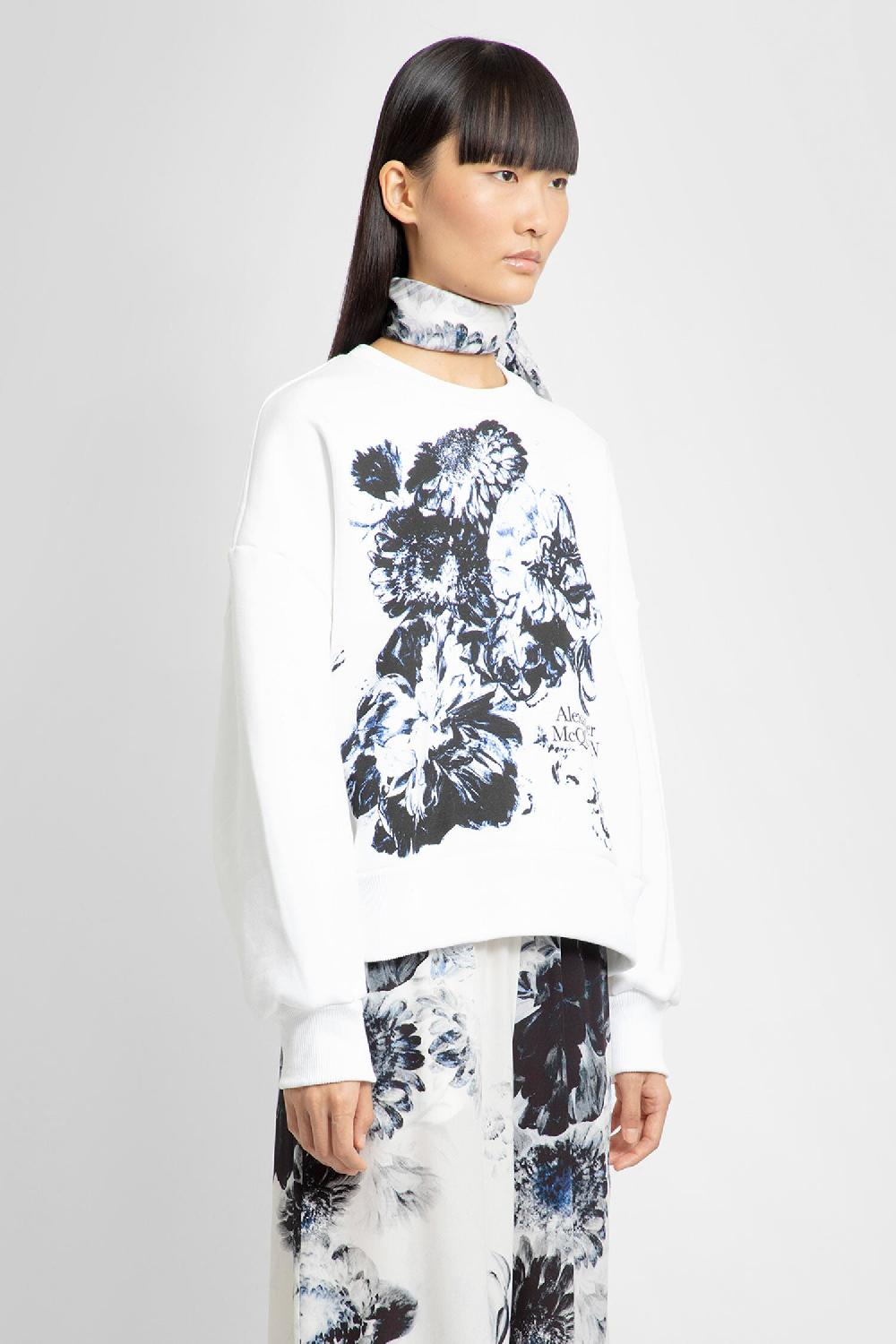Antonioli ALEXANDER MCQUEEN WOMAN WHITE SWEATSHIRTS Fornitura limitata