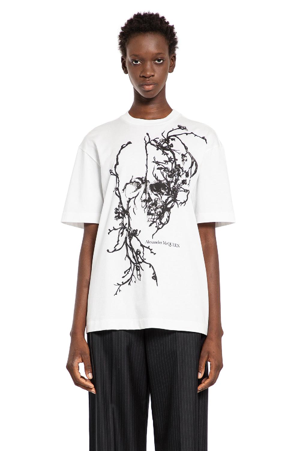 Antonioli ALEXANDER MCQUEEN WOMAN WHITE T-SHIRTS & TANK TOPS Offerta esclusiva
