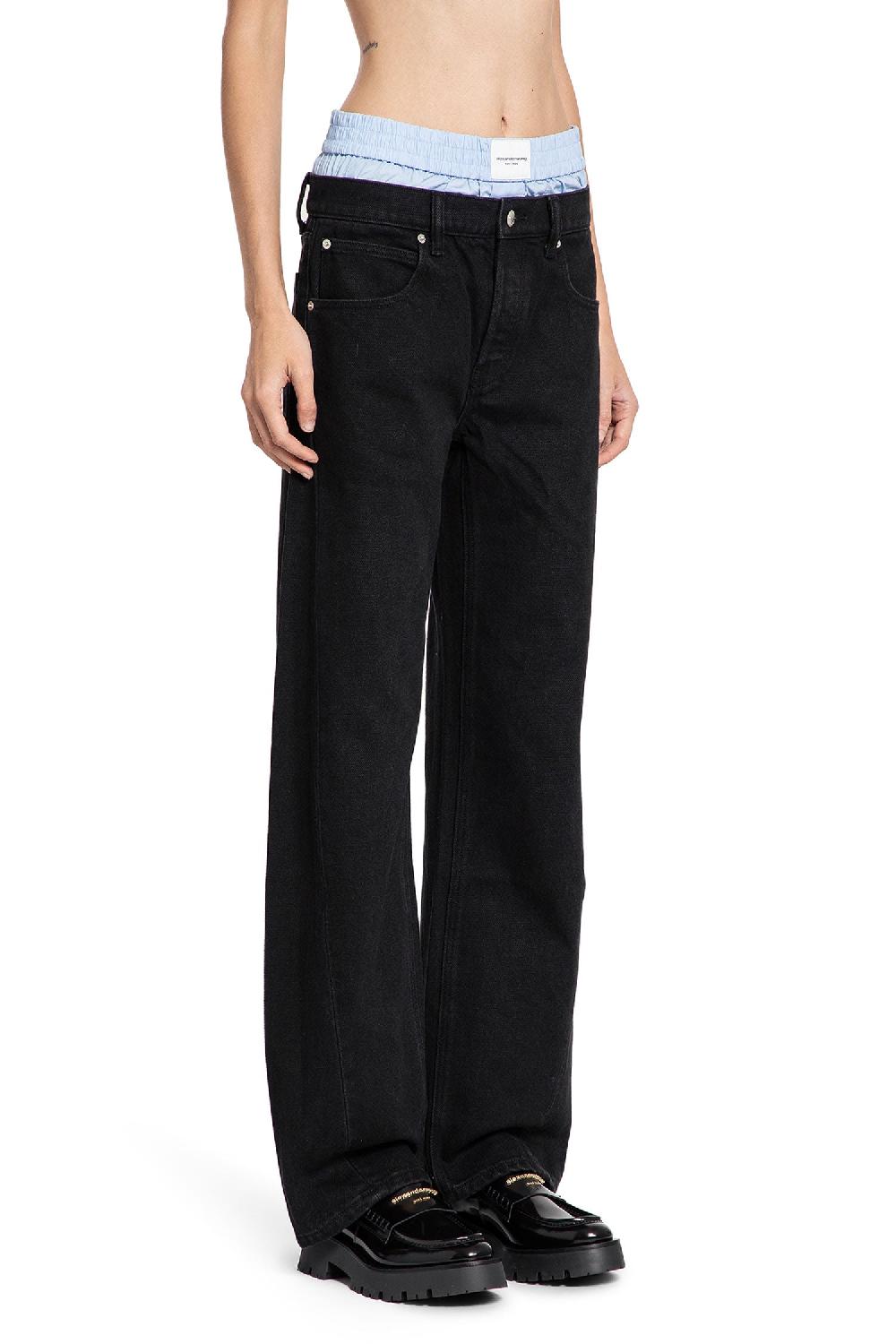 Antonioli ALEXANDER WANG WOMAN BLACK JEANS Qualità