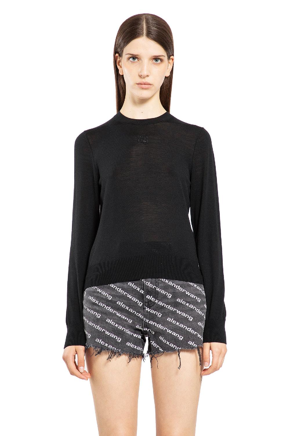 Antonioli ALEXANDER WANG WOMAN BLACK KNITWEAR Vendita