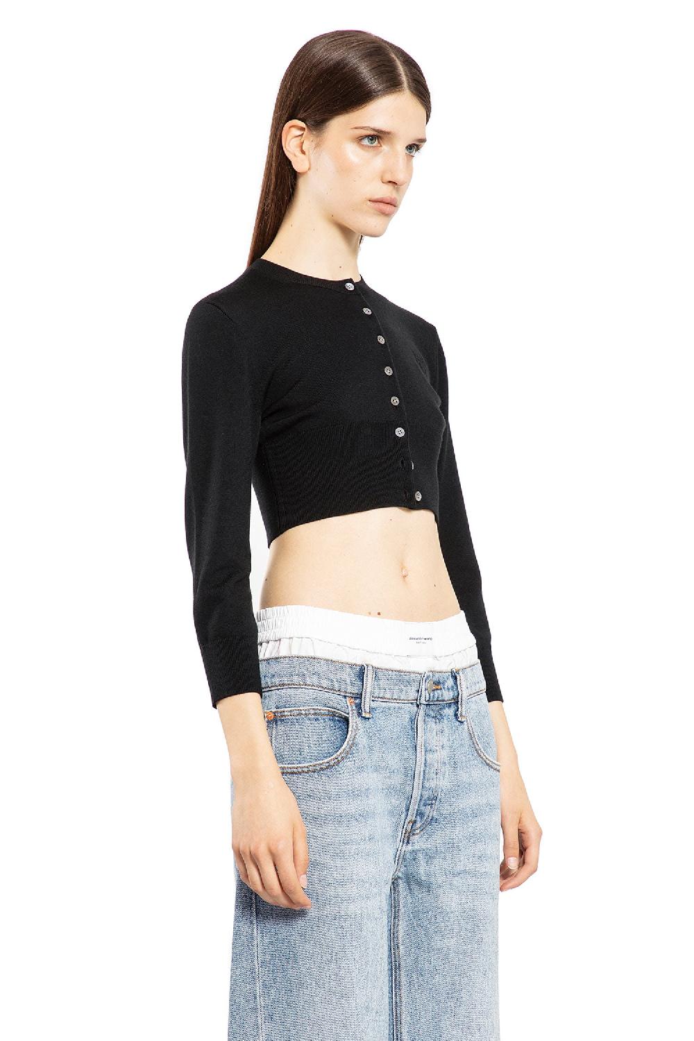 Antonioli ALEXANDER WANG WOMAN BLACK KNITWEAR Spedizione Gratuita