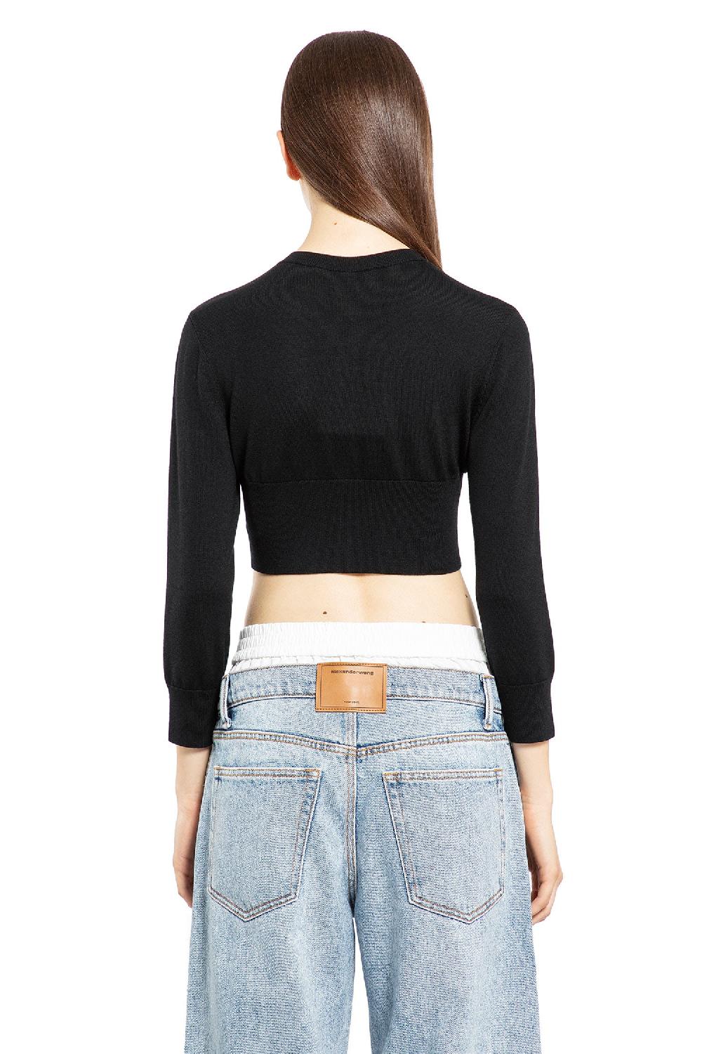 Antonioli ALEXANDER WANG WOMAN BLACK KNITWEAR Spedizione Gratuita