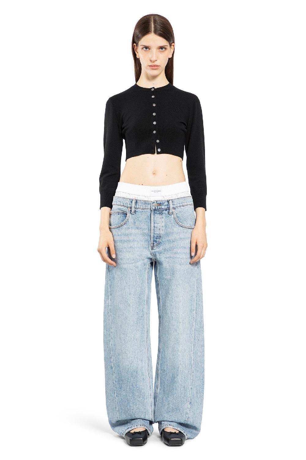 Antonioli ALEXANDER WANG WOMAN BLACK KNITWEAR Spedizione Gratuita
