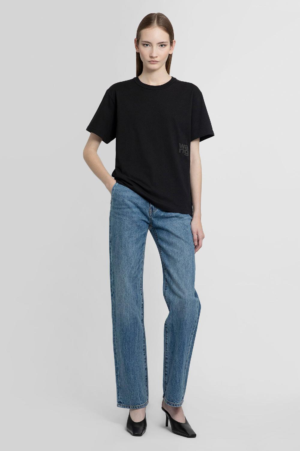 Antonioli ALEXANDER WANG WOMAN BLACK T-SHIRTS & TANK TOPS Bestseller