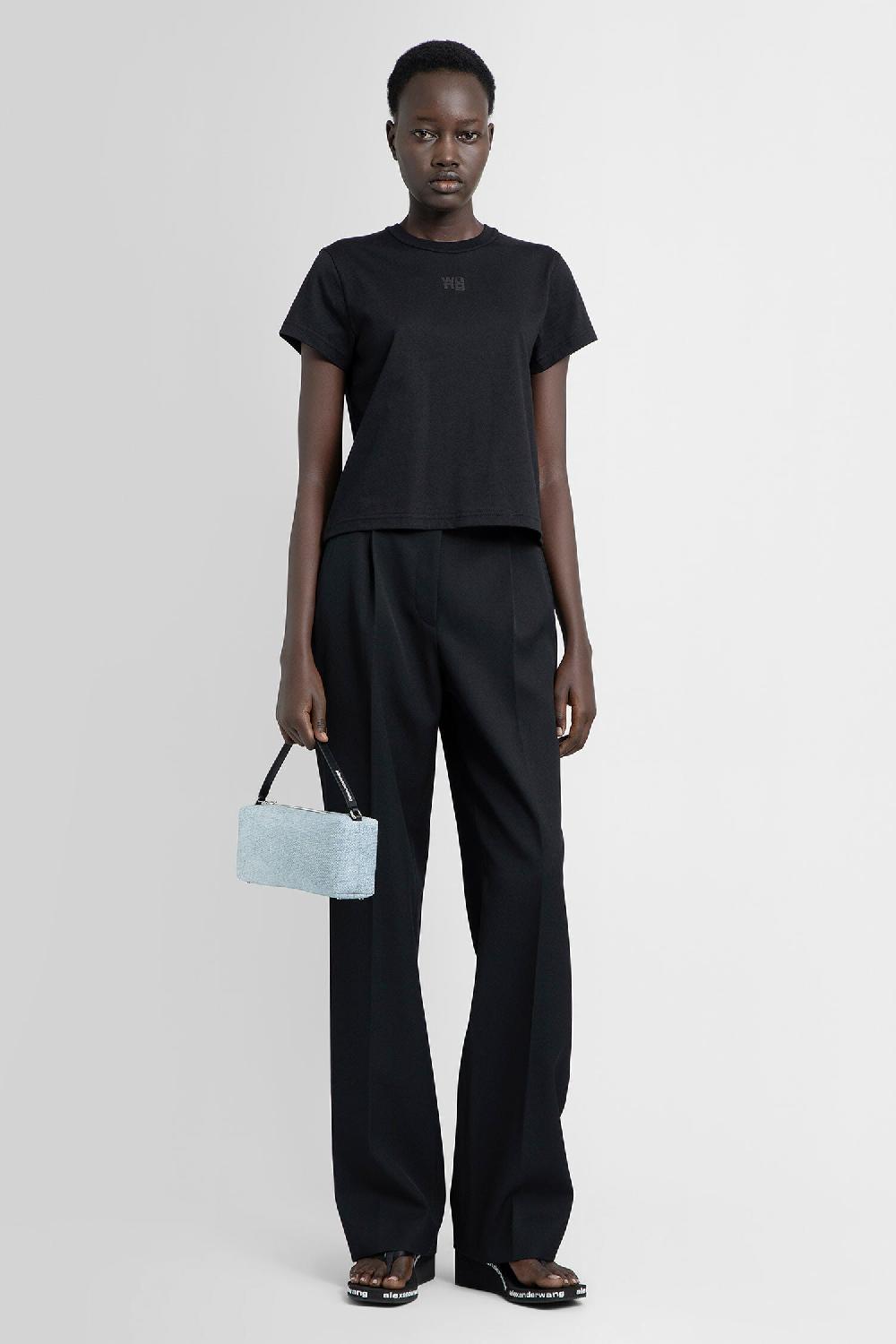 Antonioli ALEXANDER WANG WOMAN BLACK T-SHIRTS & TANK TOPS Shopping Online